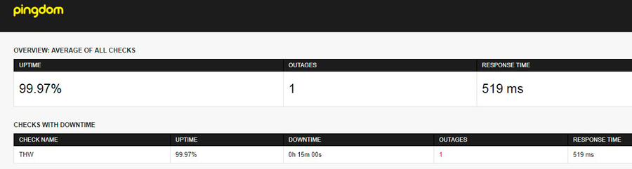 Vps hosting uptime