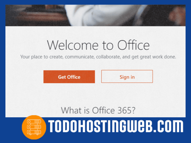Regístrate en Office 365